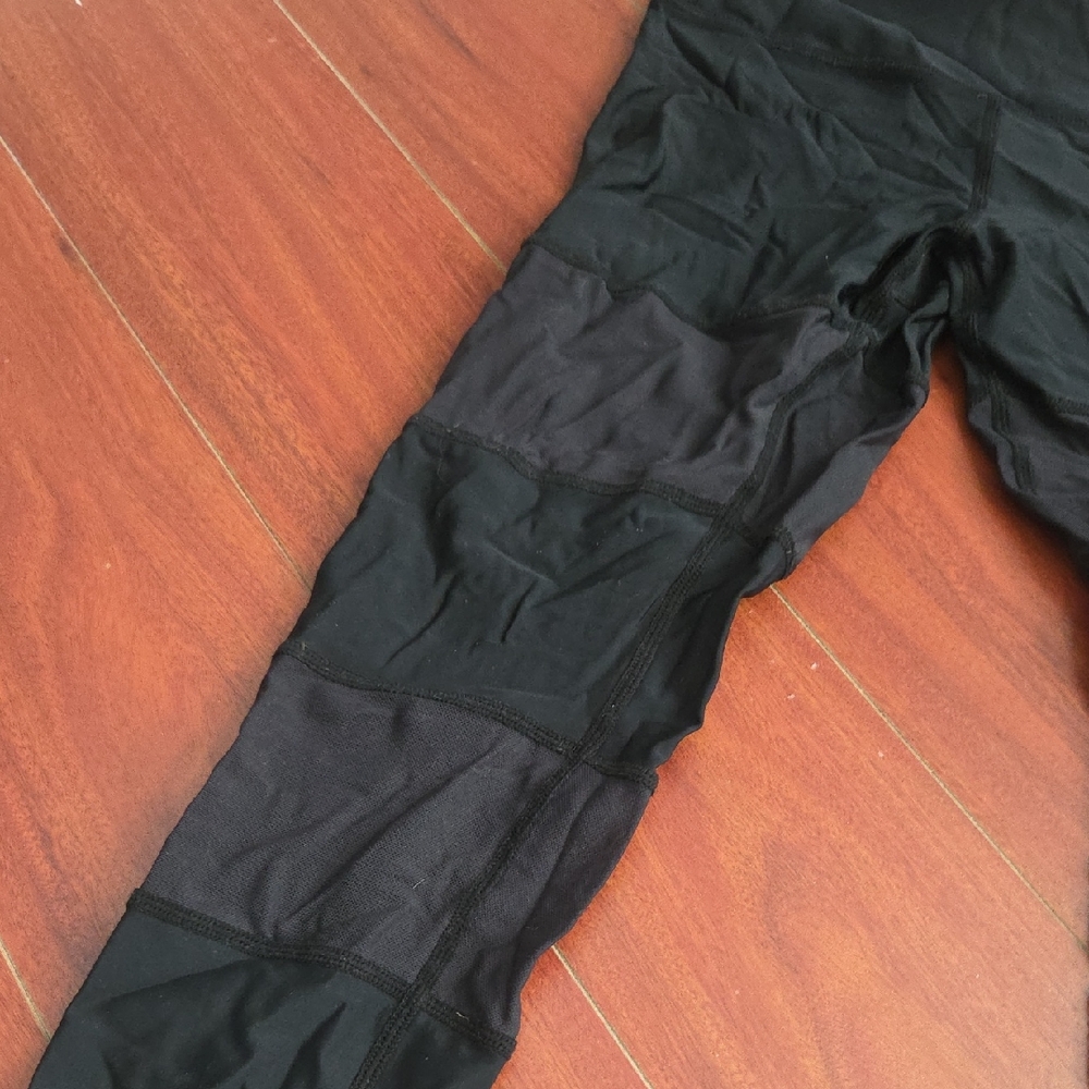 Black Mesh Leggings